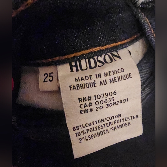 Hudson jeans, Krista super skinny, dark wash, size 25 - Picture 8 of 8
